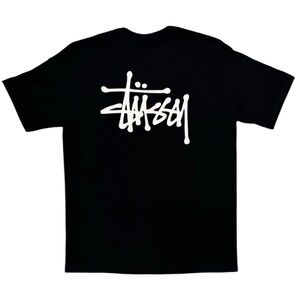 Stussy Black Graphic T-Shirt | Men’s Size L | New With Tags
